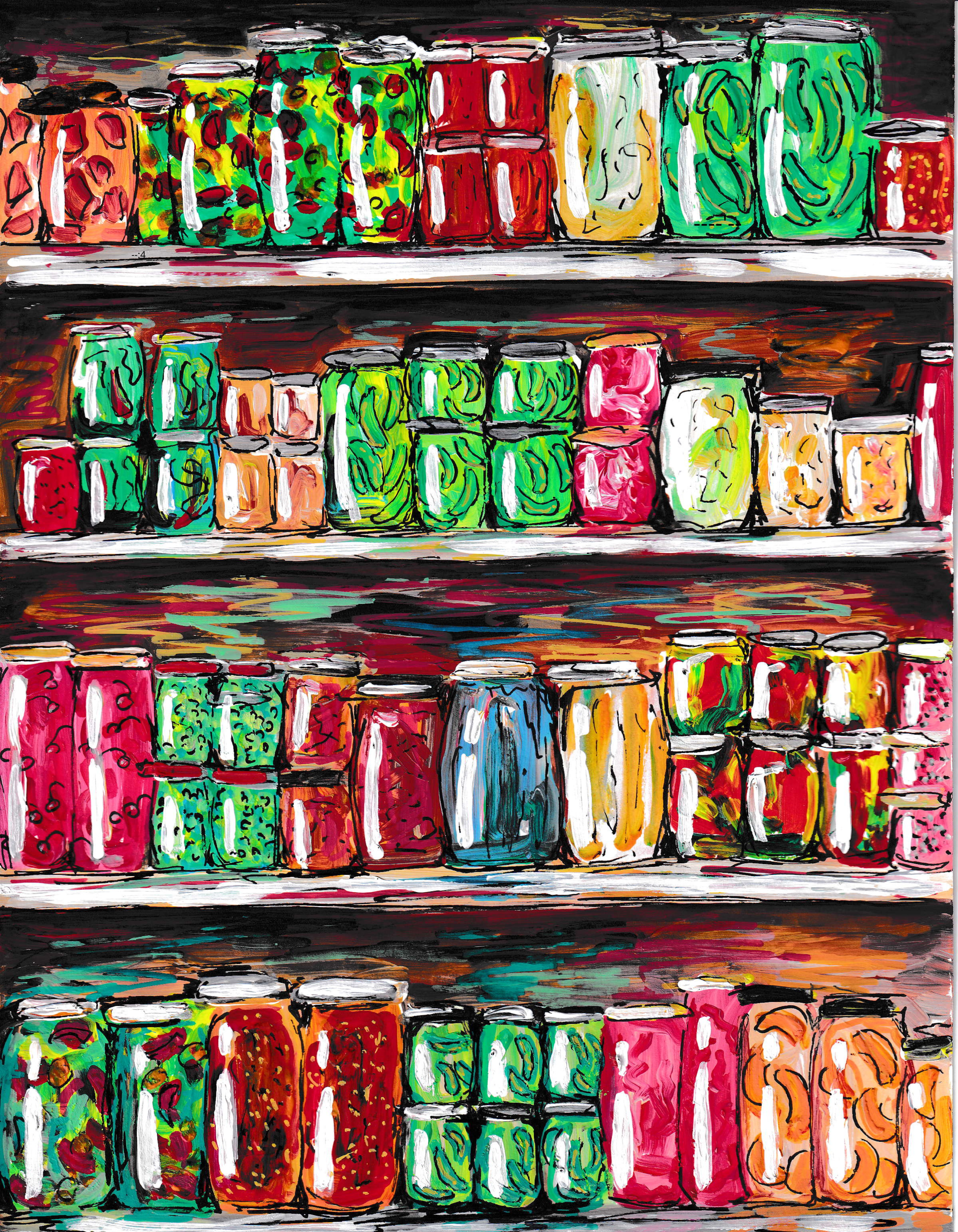 JARS (Illustration for Bacchus Magazine #172 Article)