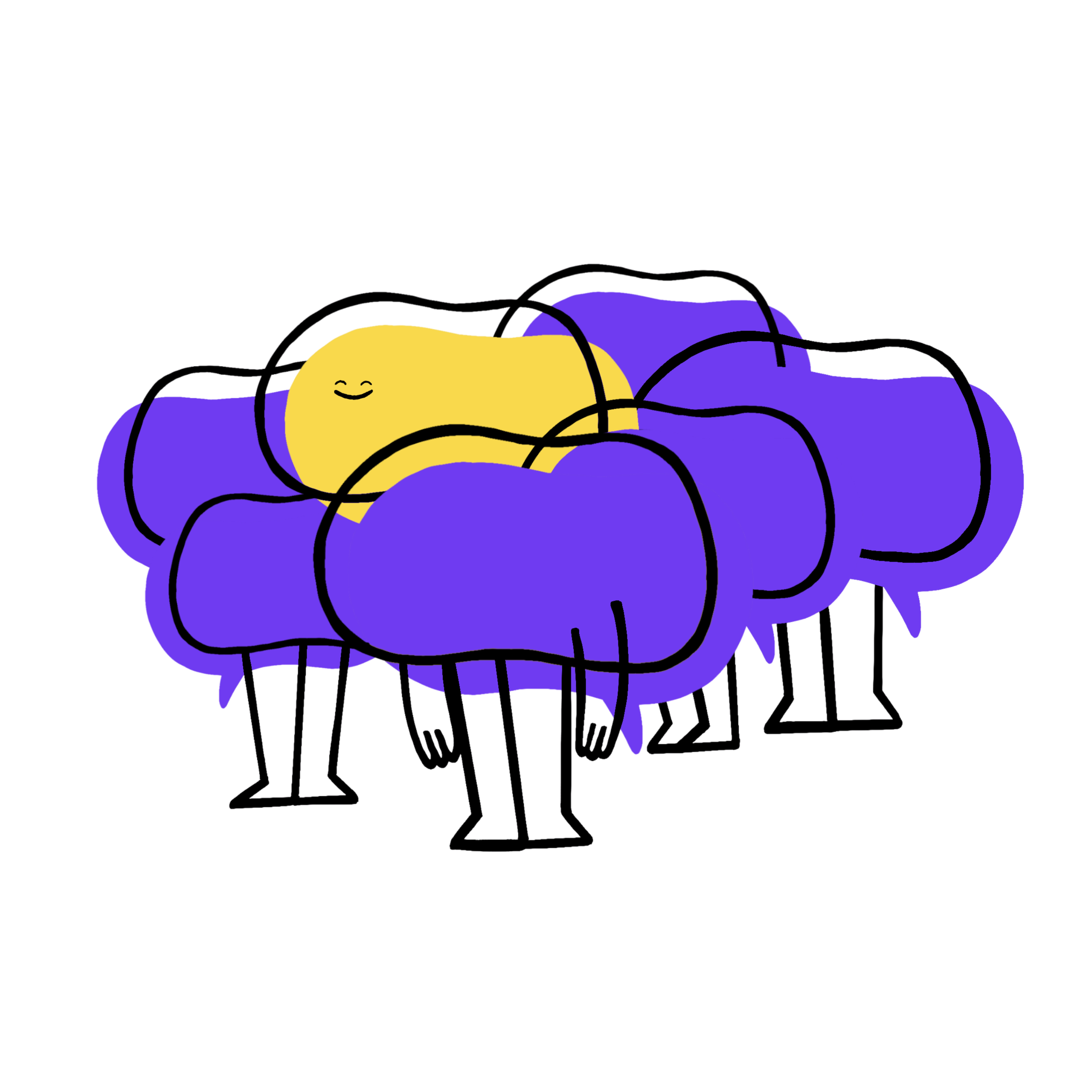 Follow Yourself (NGO project) - Logo, Characters, Board Game Design: follow yourself characters (3)